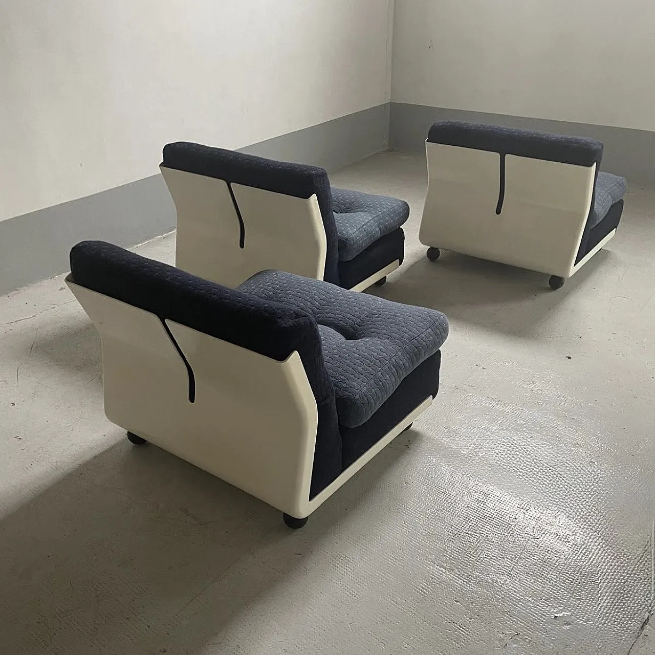 Amanta 3 elements by Mario Bellini for C&B Italia, 70s 1