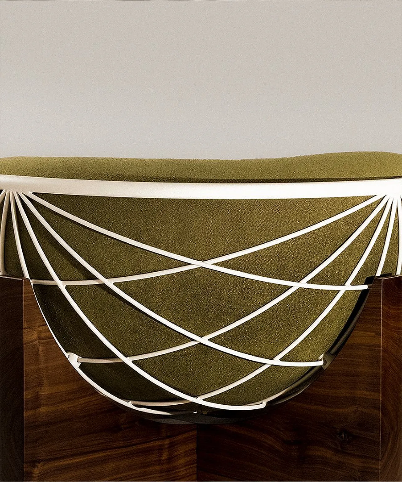 Poltrona Tucker Chair di Deta Studio in legno, ferro e tessuto, 2026 4