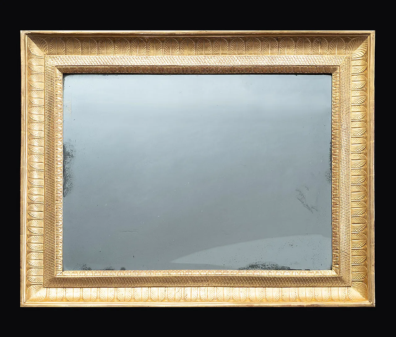 Coppia di specchiere Impero Napoletane in legno intagliato, '800 2