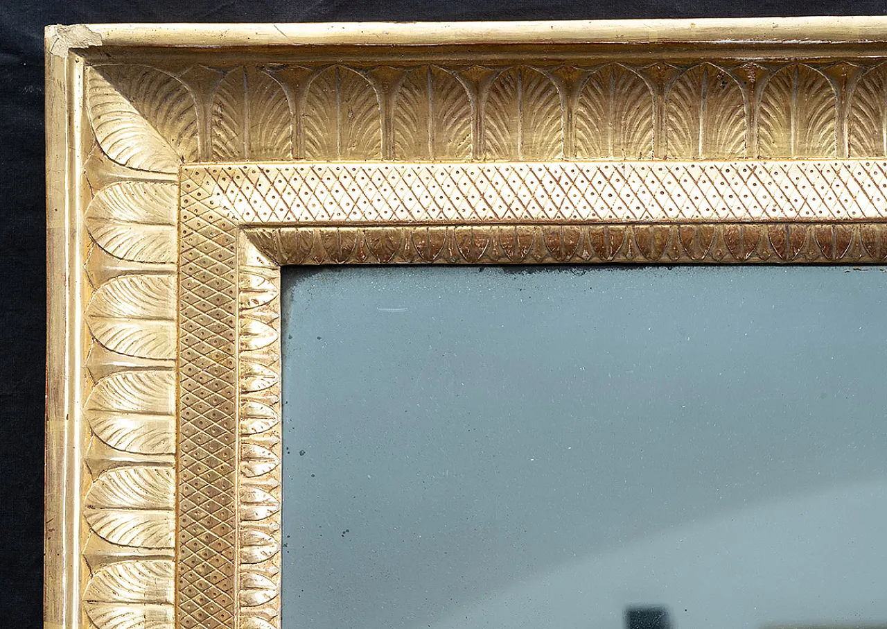 Coppia di specchiere Impero Napoletane in legno intagliato, '800 3