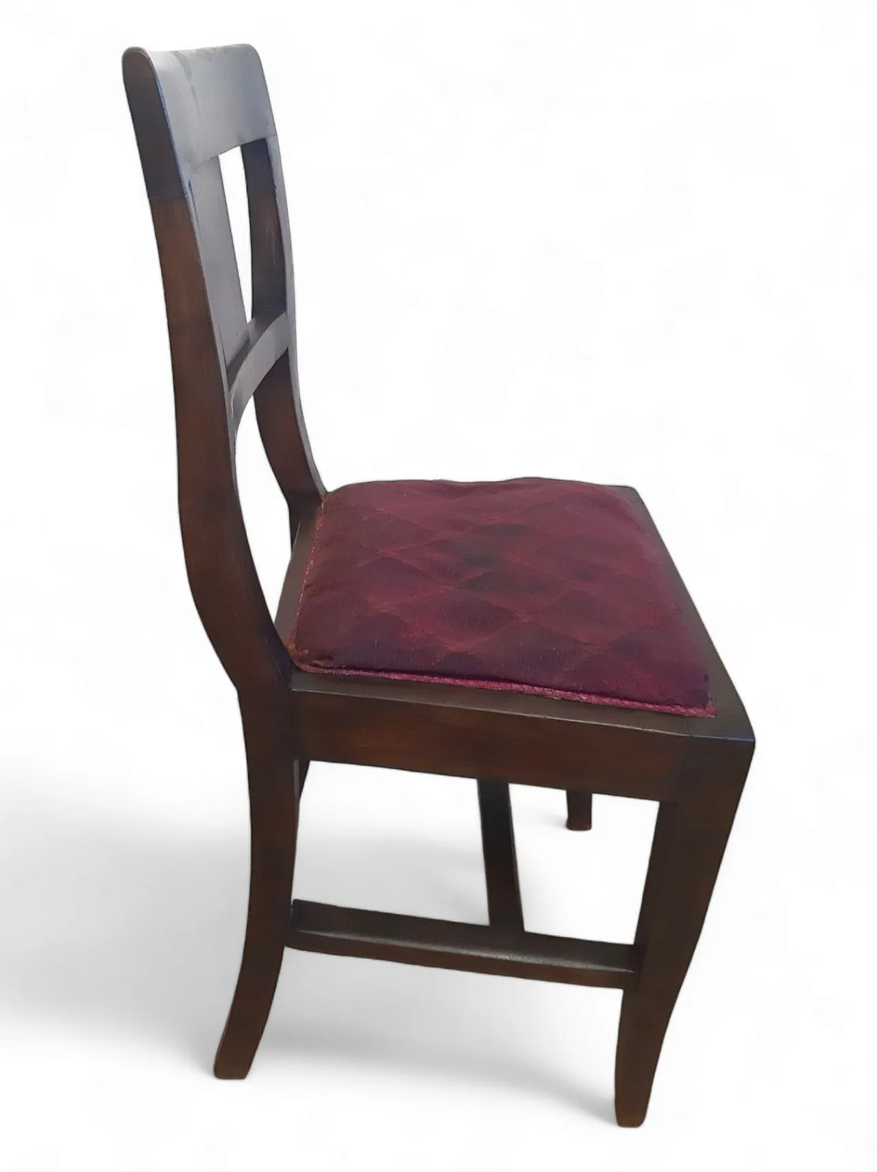 Directoire Style Chair in Walnut Wood, early 19th century 6