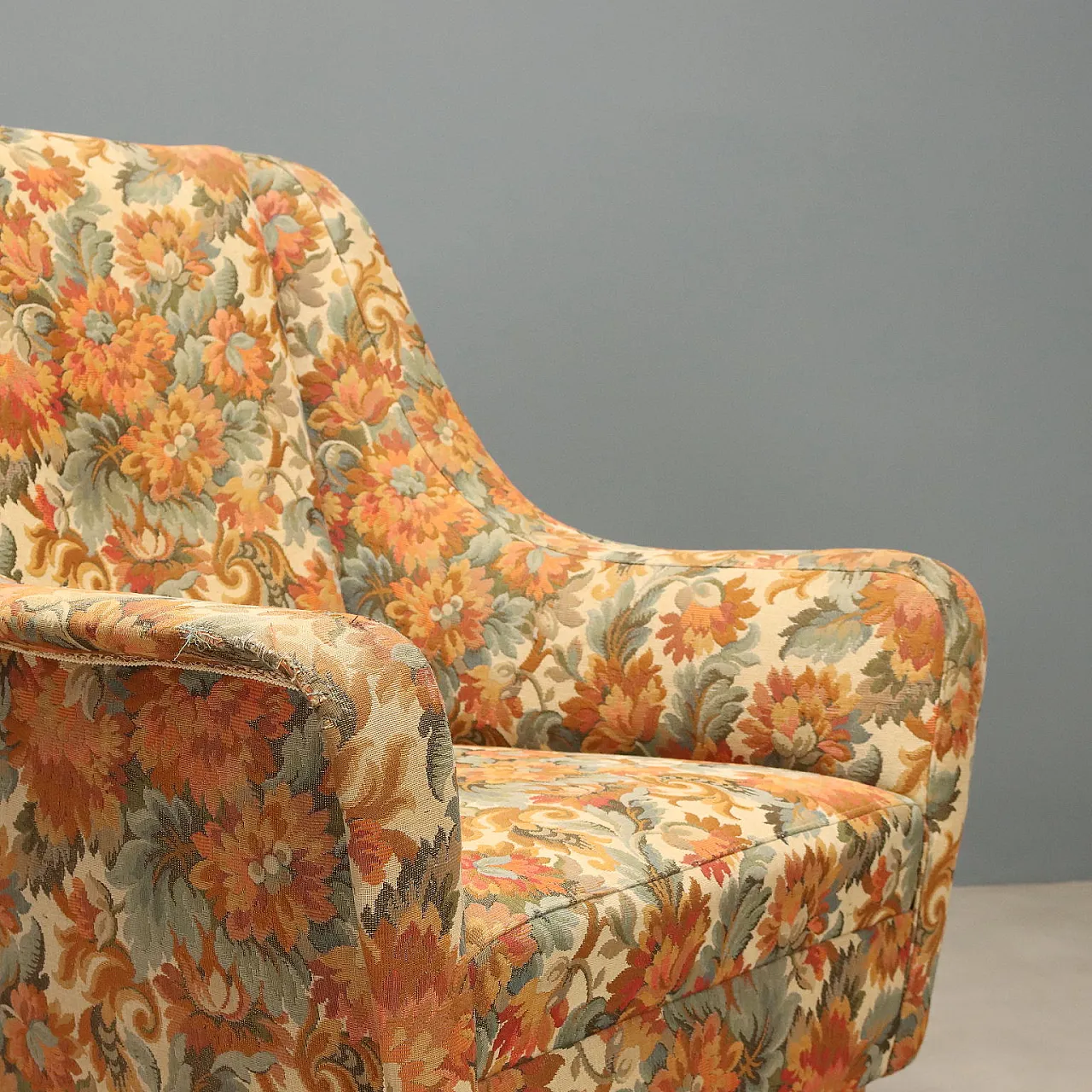Pair of armchairs to be renovated, 1950s 6