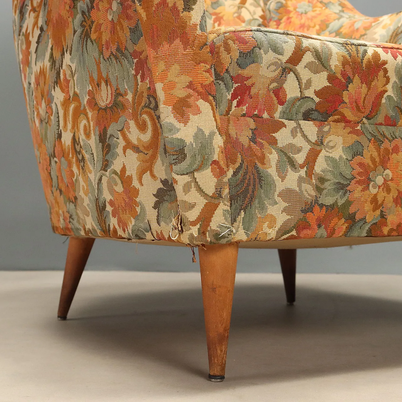 Pair of armchairs to be renovated, 1950s 7