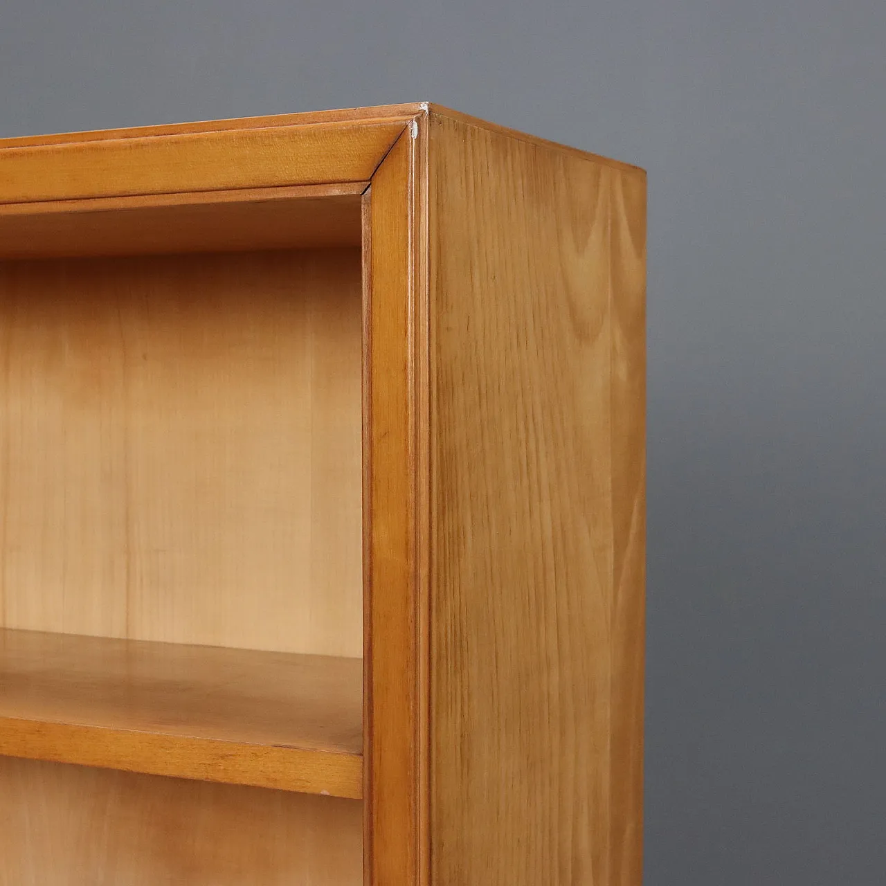 Bookcase in poplar veneer, 1950s 4