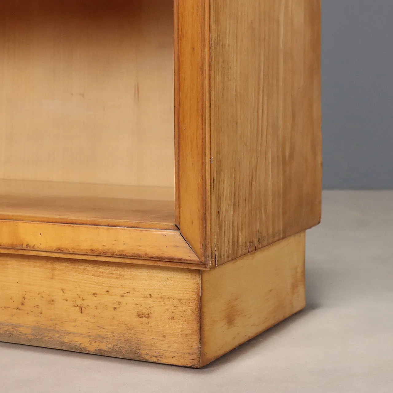 Bookcase in poplar veneer, 1950s 5
