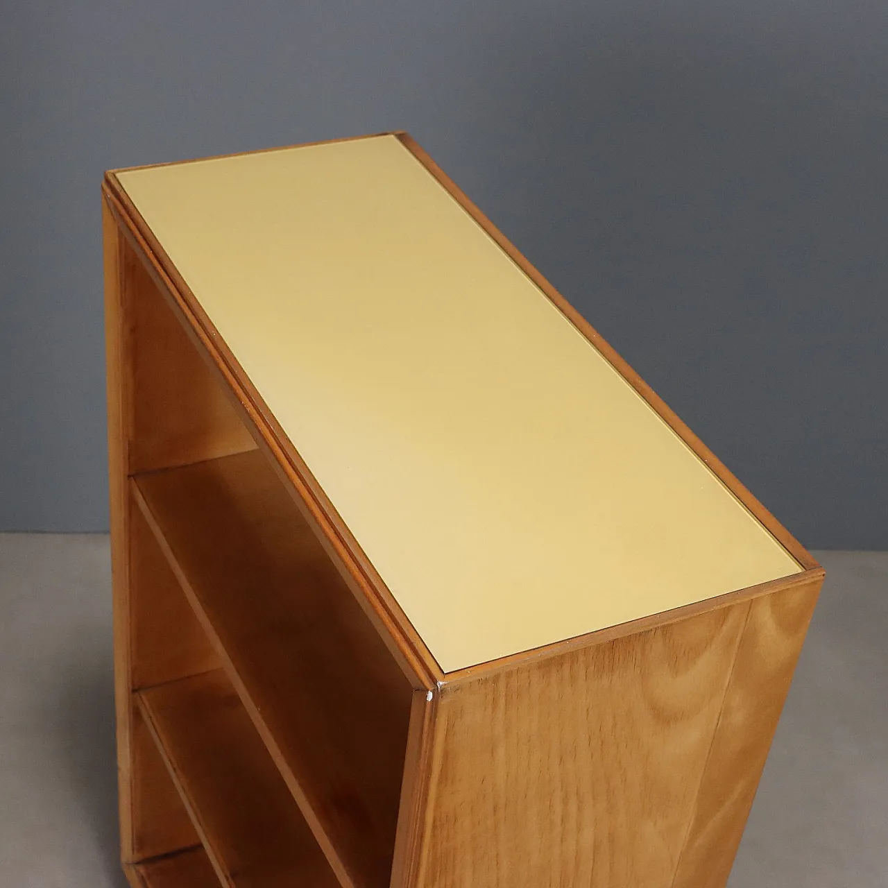 Bookcase in poplar veneer, 1950s 7