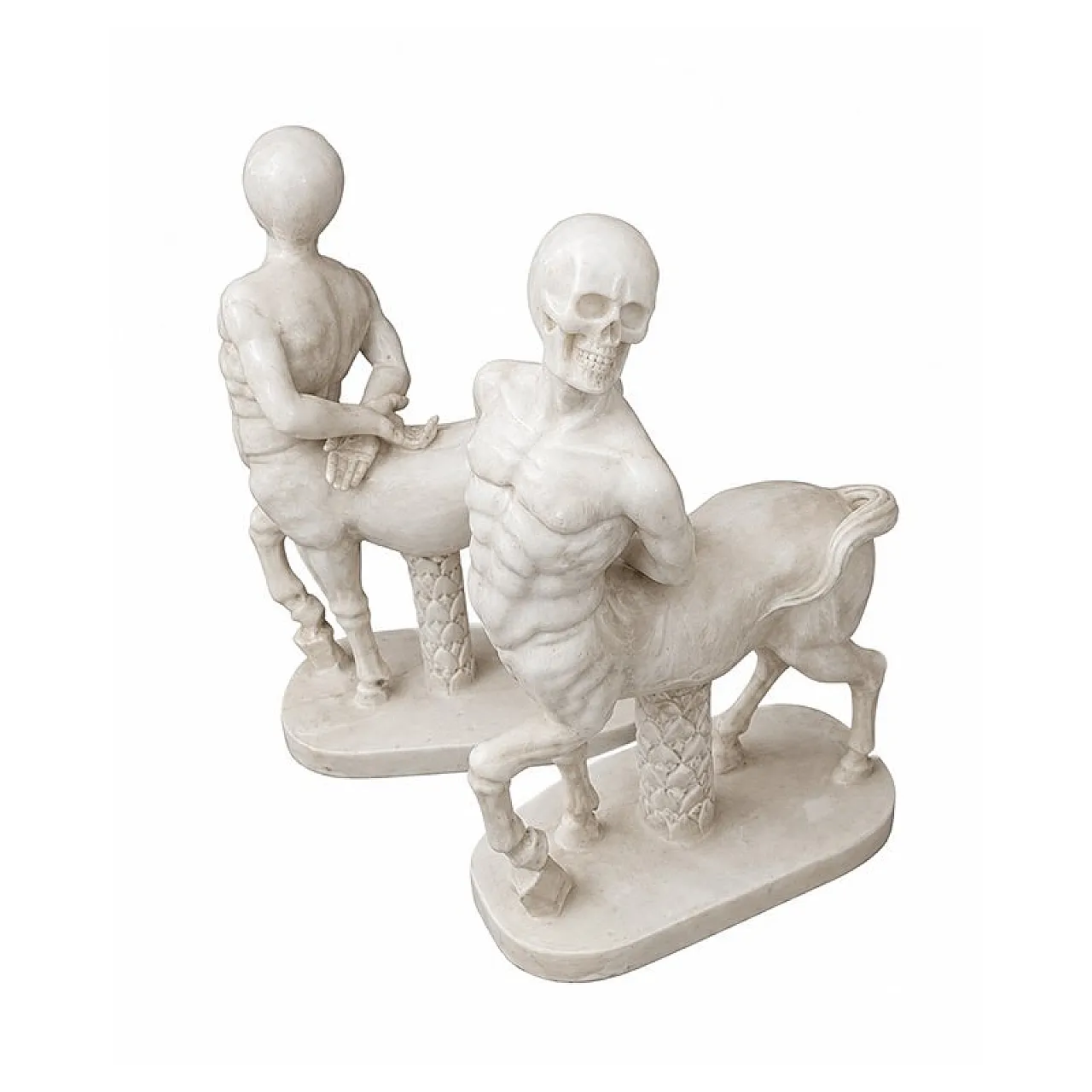 Coppia di sculture Centaur, in marmo, anni '80 6
