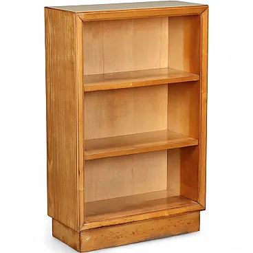 Bookcase in poplar veneer, 1950s