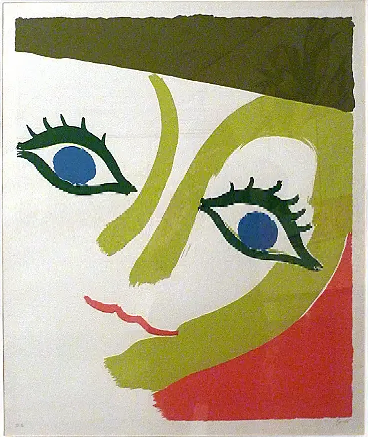 Virgilio Guidi, Prova d'Autore, litografia originale, anni '70 11