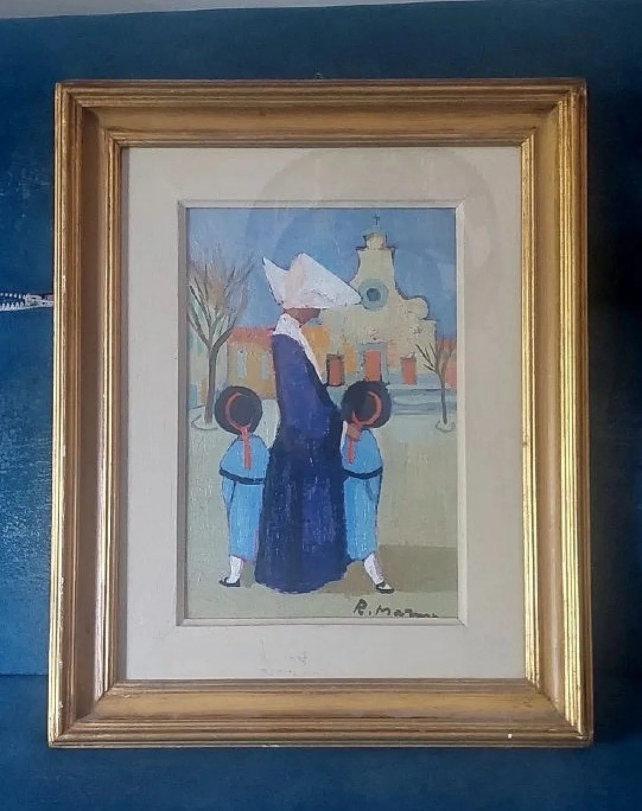 The Nuns by Rodolfo Marma, oil on canvas, 20th century 1