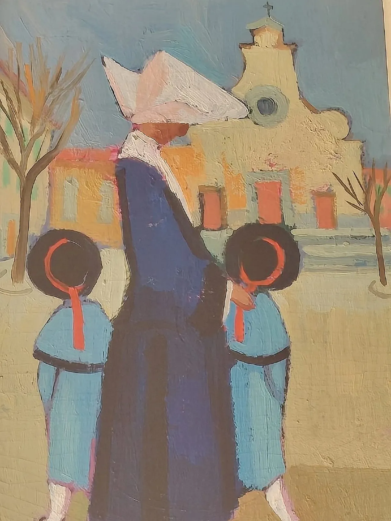 The Nuns by Rodolfo Marma, oil on canvas, 20th century 2