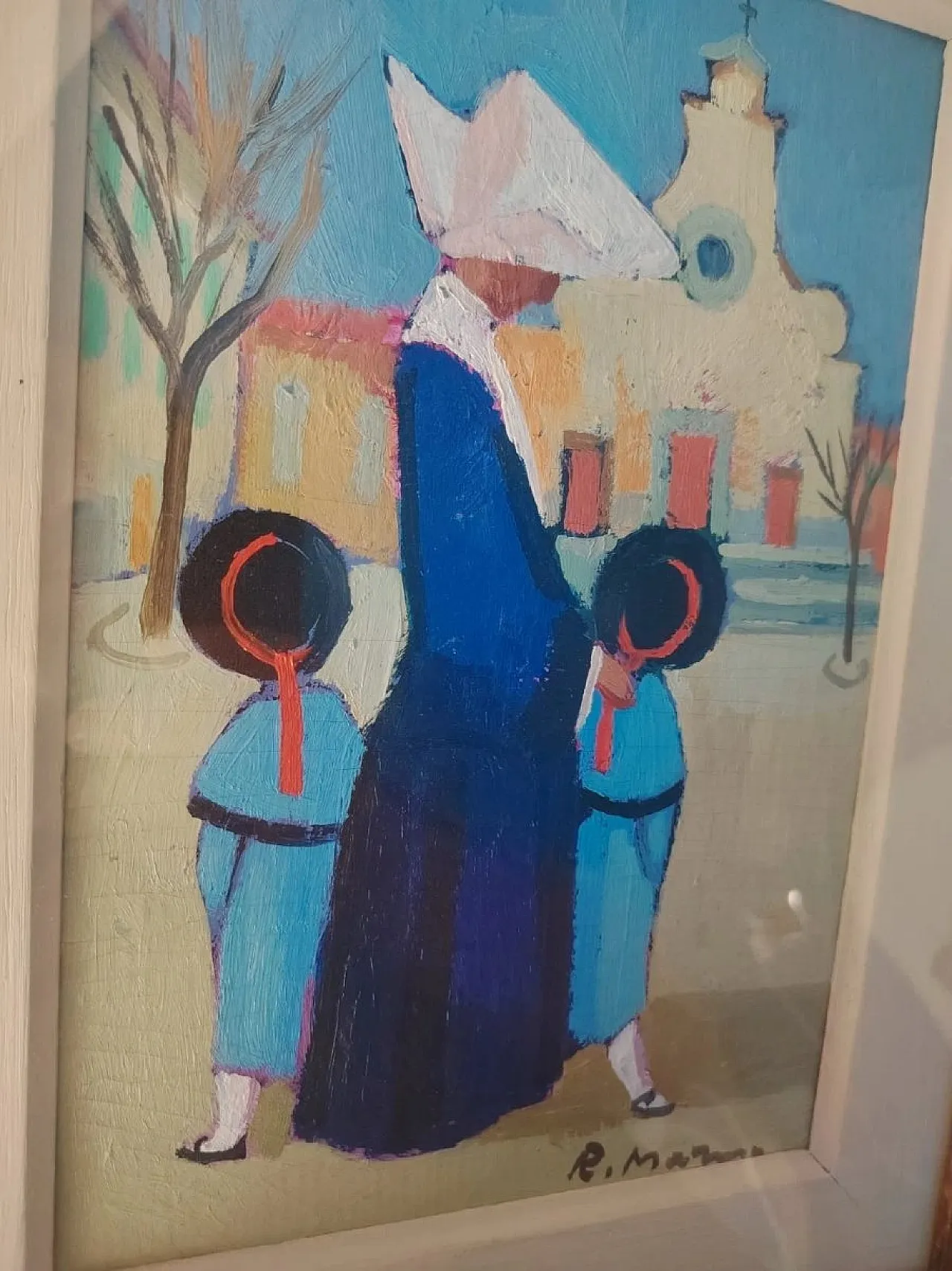 The Nuns by Rodolfo Marma, oil on canvas, 20th century 3