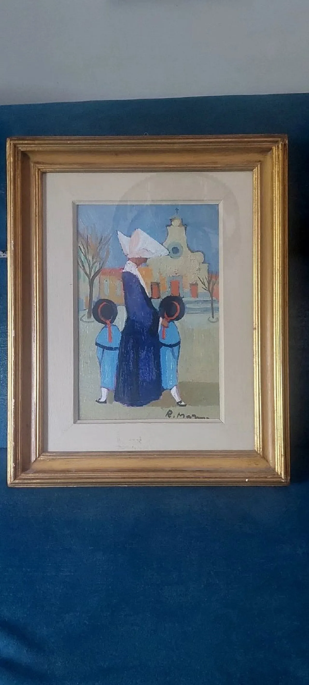 The Nuns by Rodolfo Marma, oil on canvas, 20th century 9
