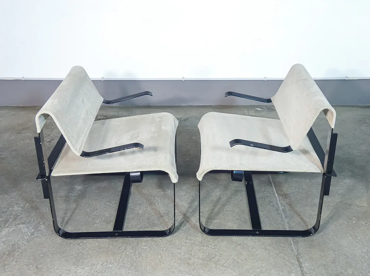 Giovanni Offredi's 6 Armchairs for Saporiti, 1970s 4
