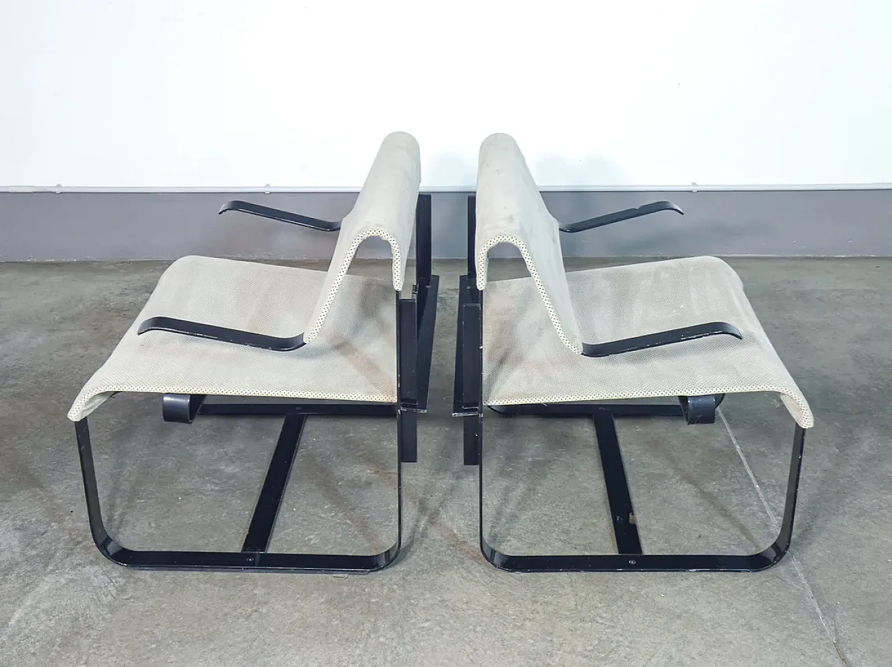Giovanni Offredi's 6 Armchairs for Saporiti, 1970s 5