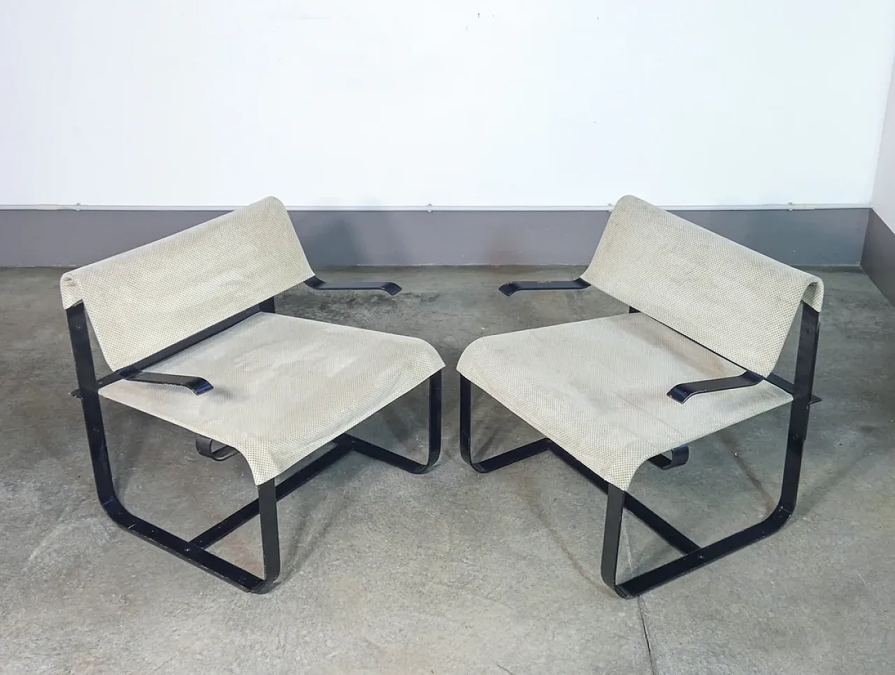 Giovanni Offredi's 6 Armchairs for Saporiti, 1970s 7
