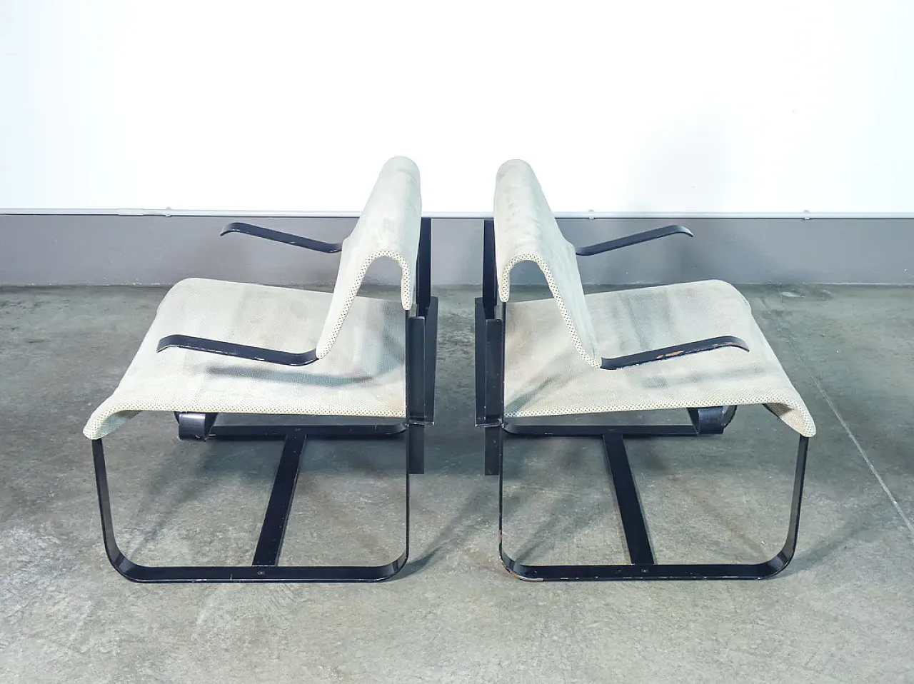 Giovanni Offredi's 6 Armchairs for Saporiti, 1970s 8