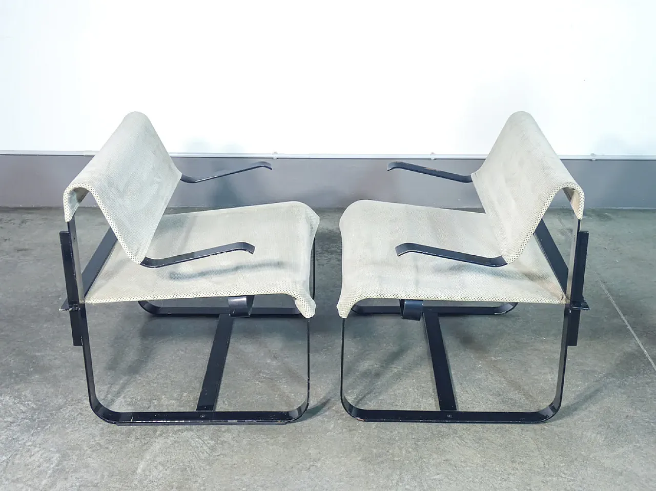 Giovanni Offredi's 6 Armchairs for Saporiti, 1970s 9
