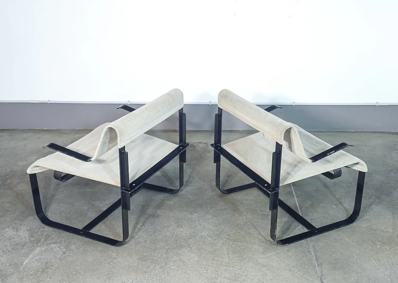 Giovanni Offredi's 6 Armchairs for Saporiti, 1970s 10