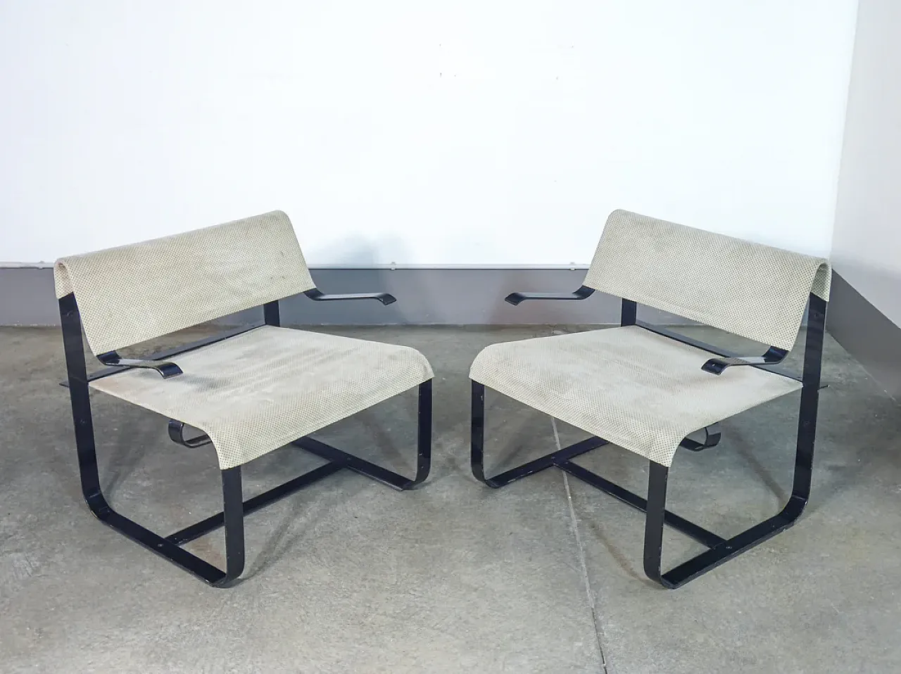 Giovanni Offredi's 6 Armchairs for Saporiti, 1970s 11