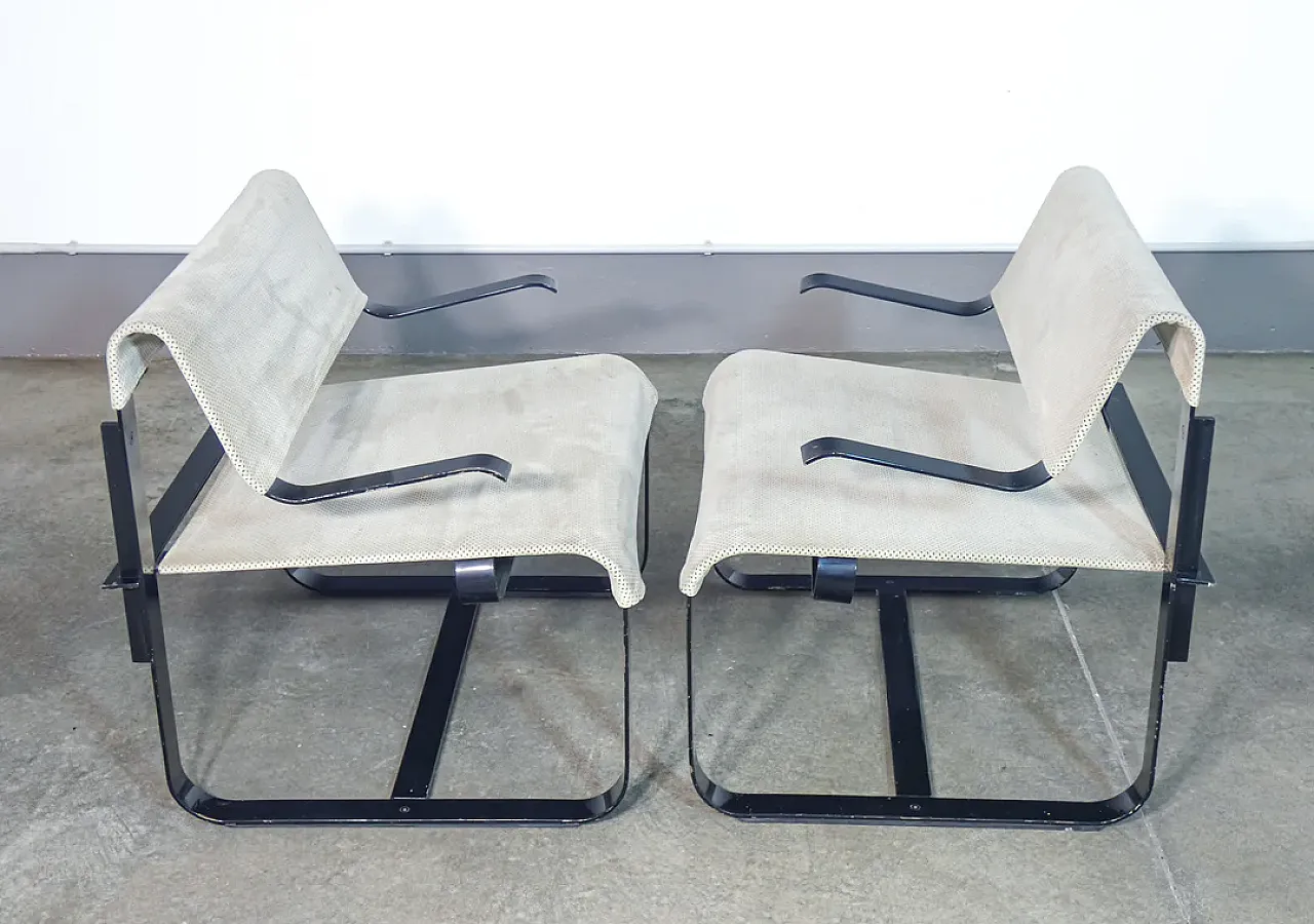 Giovanni Offredi's 6 Armchairs for Saporiti, 1970s 13