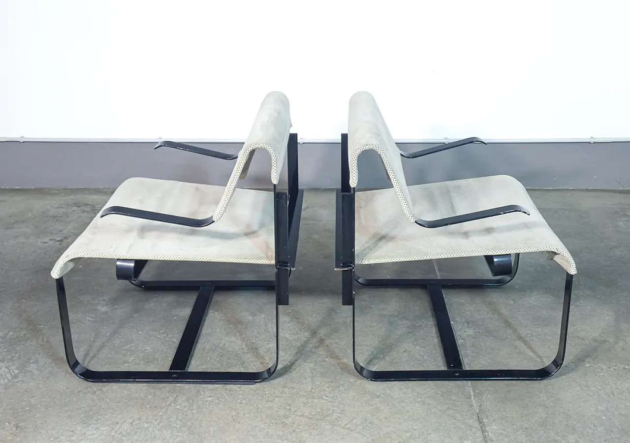 Giovanni Offredi's 6 Armchairs for Saporiti, 1970s 14