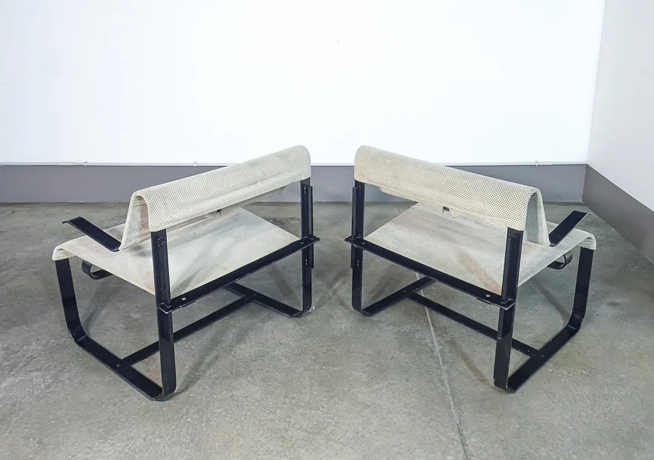 Giovanni Offredi's 6 Armchairs for Saporiti, 1970s 15