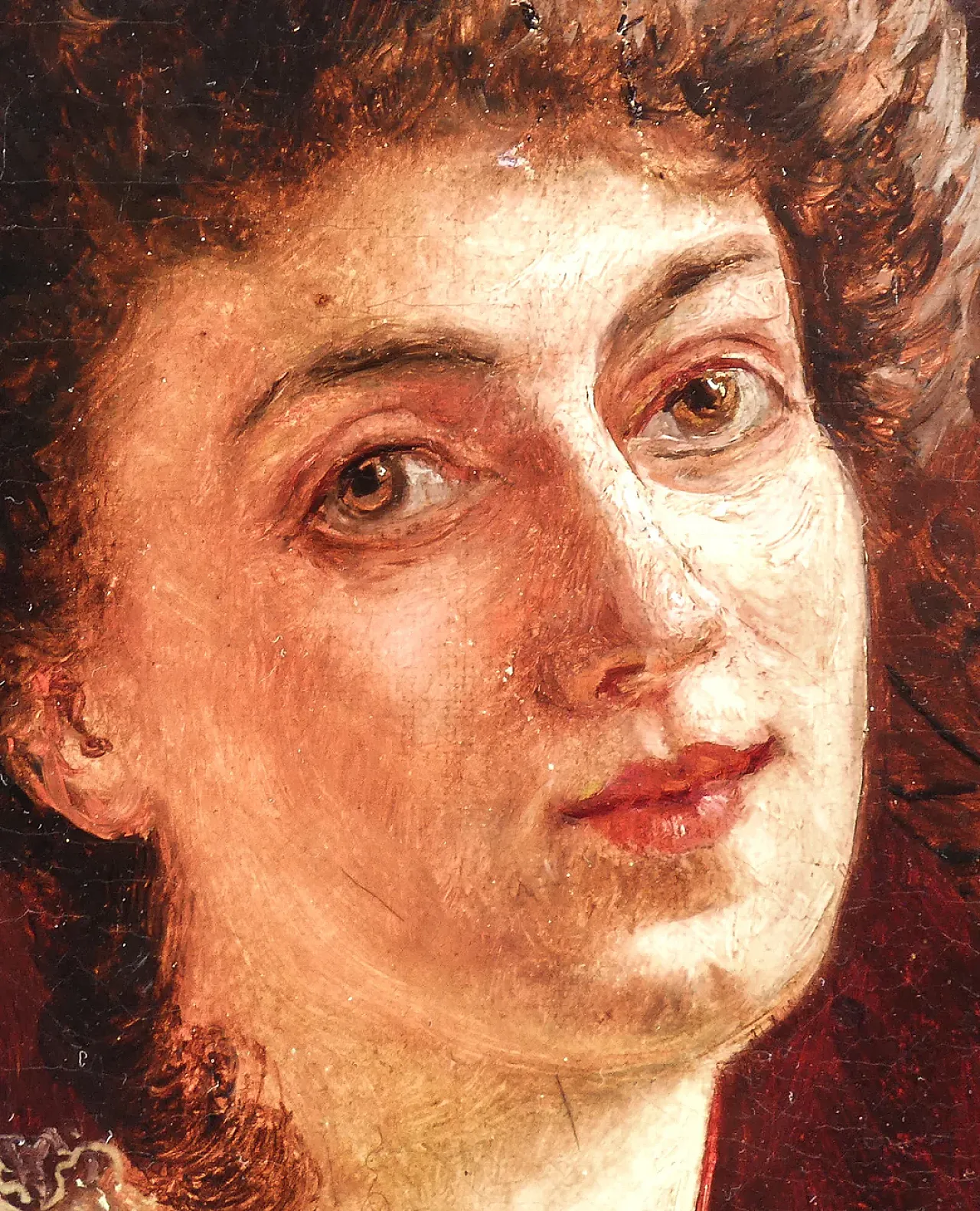 La pittrice di Arnaldo Tamburini, olio su tela, '800 3