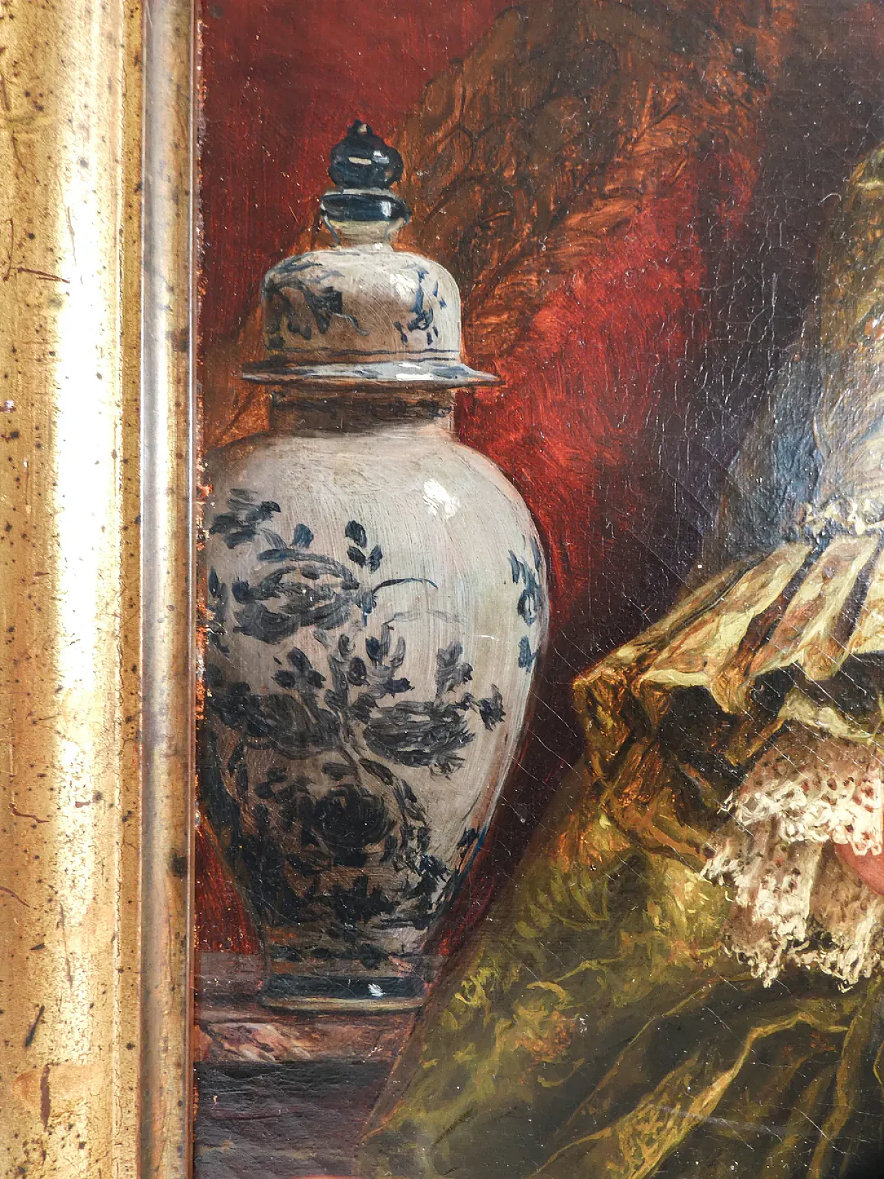 La pittrice di Arnaldo Tamburini, olio su tela, '800 5