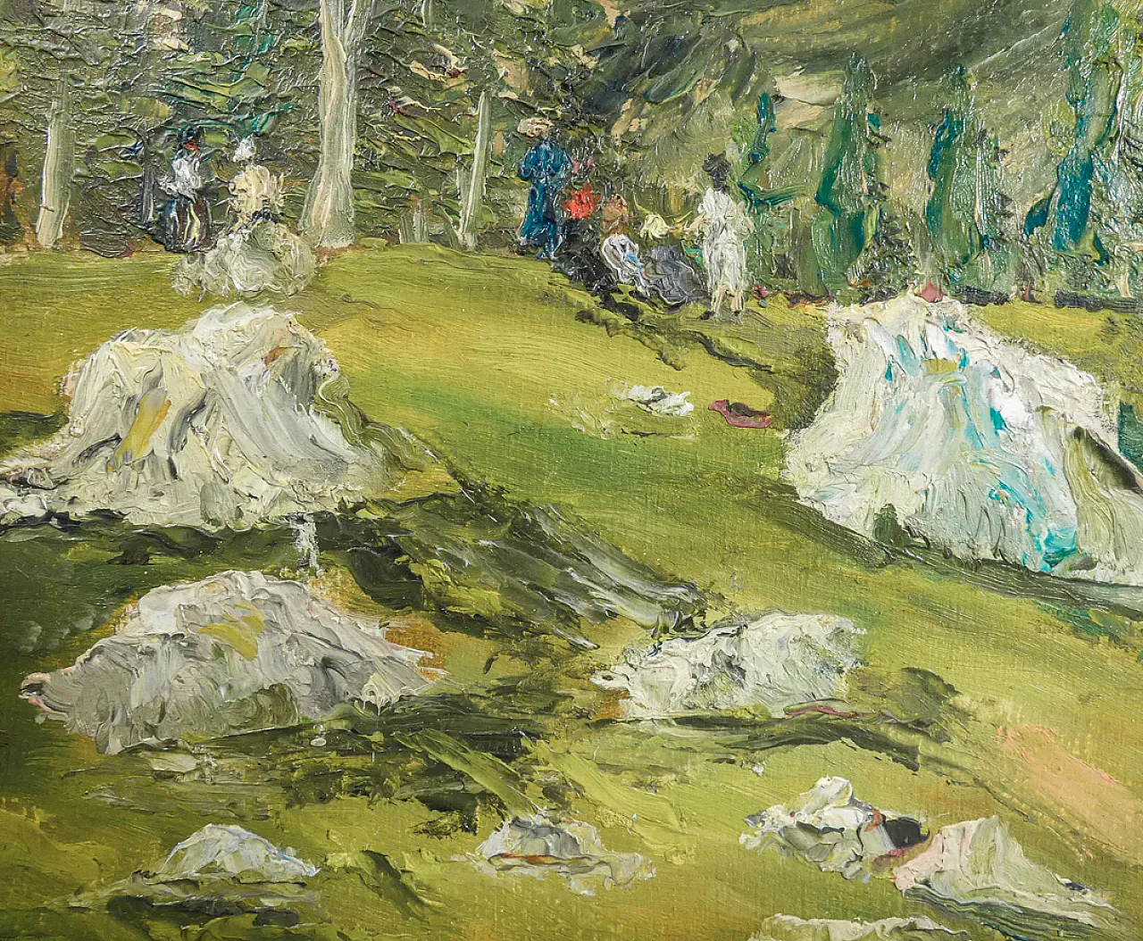 Paesaggio di G. Bogliani, olio su tavola, primo '900 3