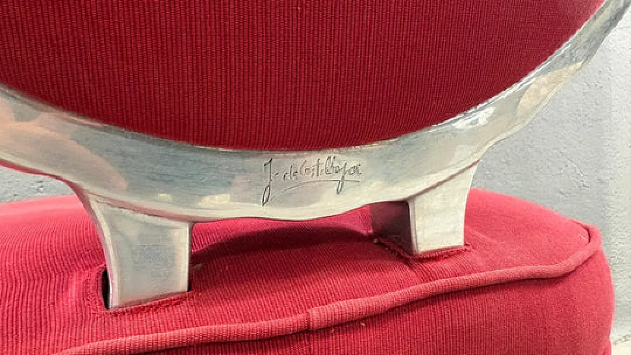 Pair of medallion chairs by Jean-Charles De Castelbajac, 20th century 9