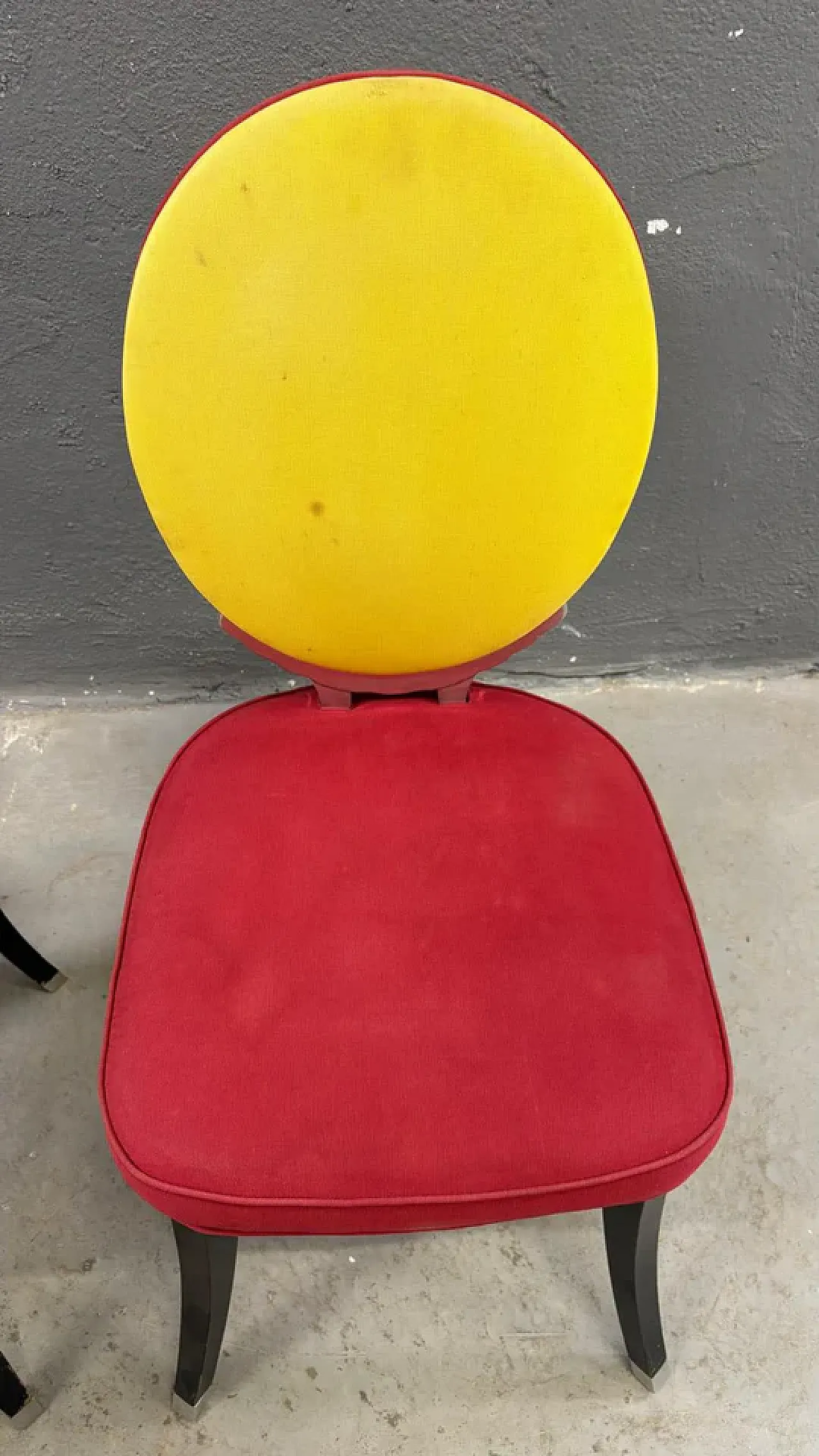 Pair of medallion chairs by Jean-Charles De Castelbajac, 20th century 13