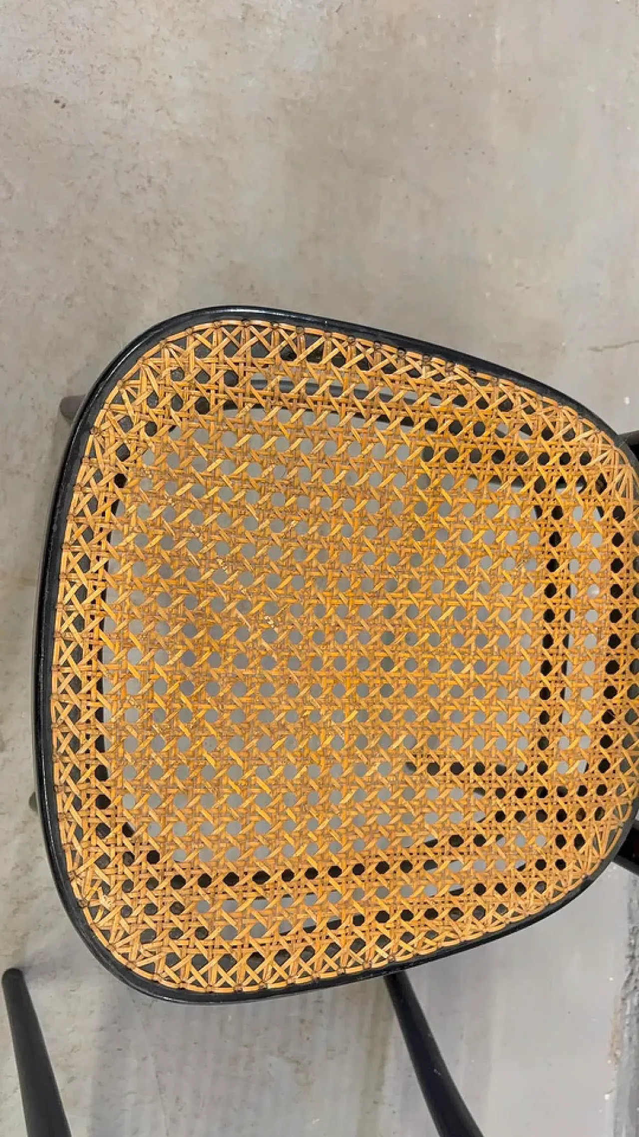 Pair of chairs in bentwood and Vienna straw seats, 1960s 6