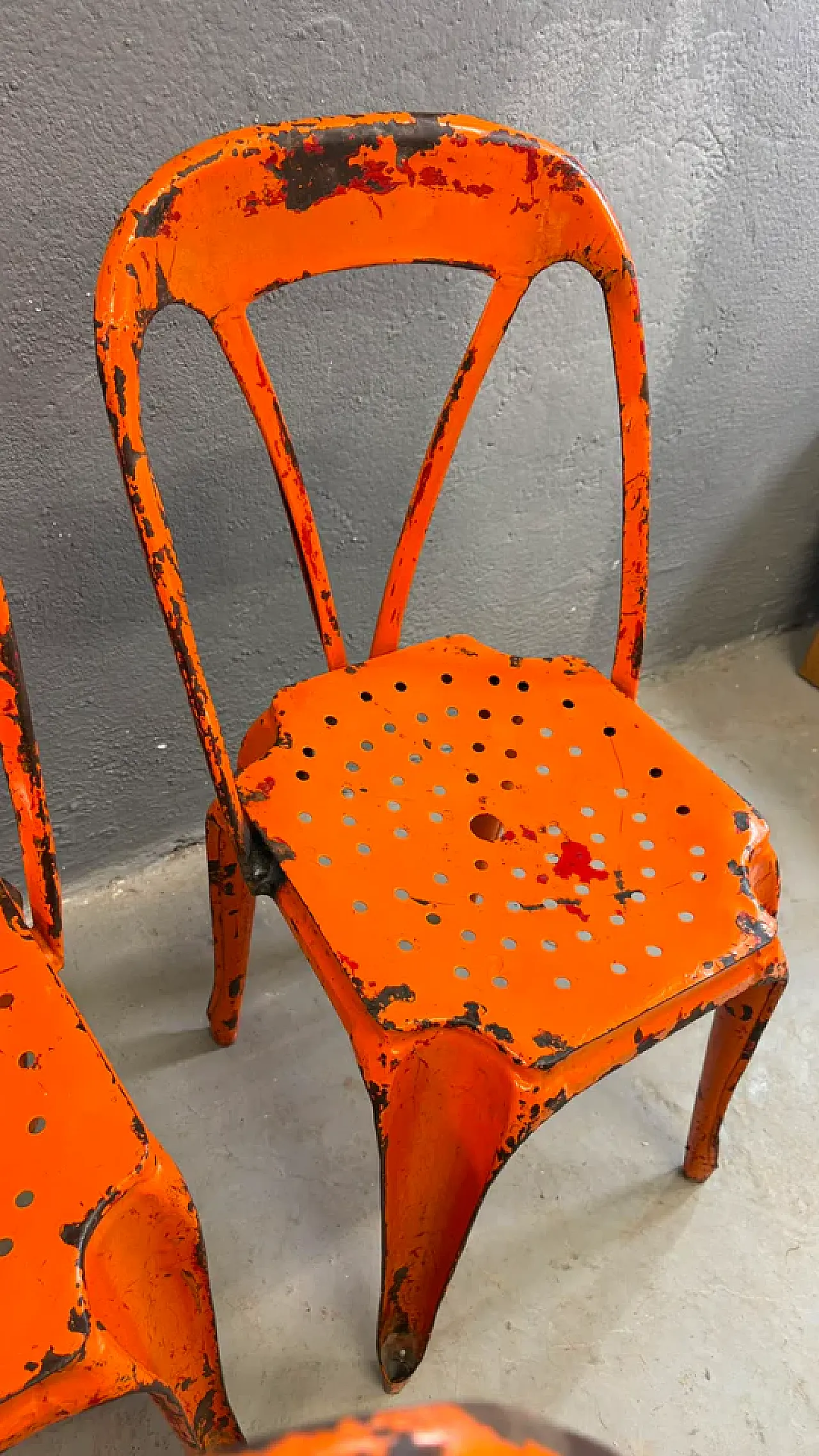 6 Industrial chairs by Joseph Mathieu, 1920s 24