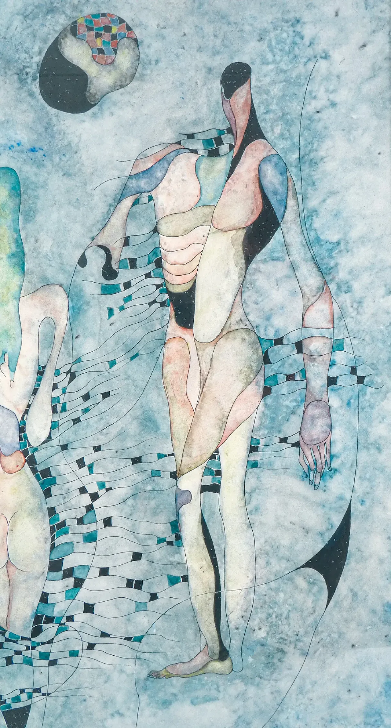 Figures of the Forest by Ermanno Metelerkamp, ink on paper, 1970s 5