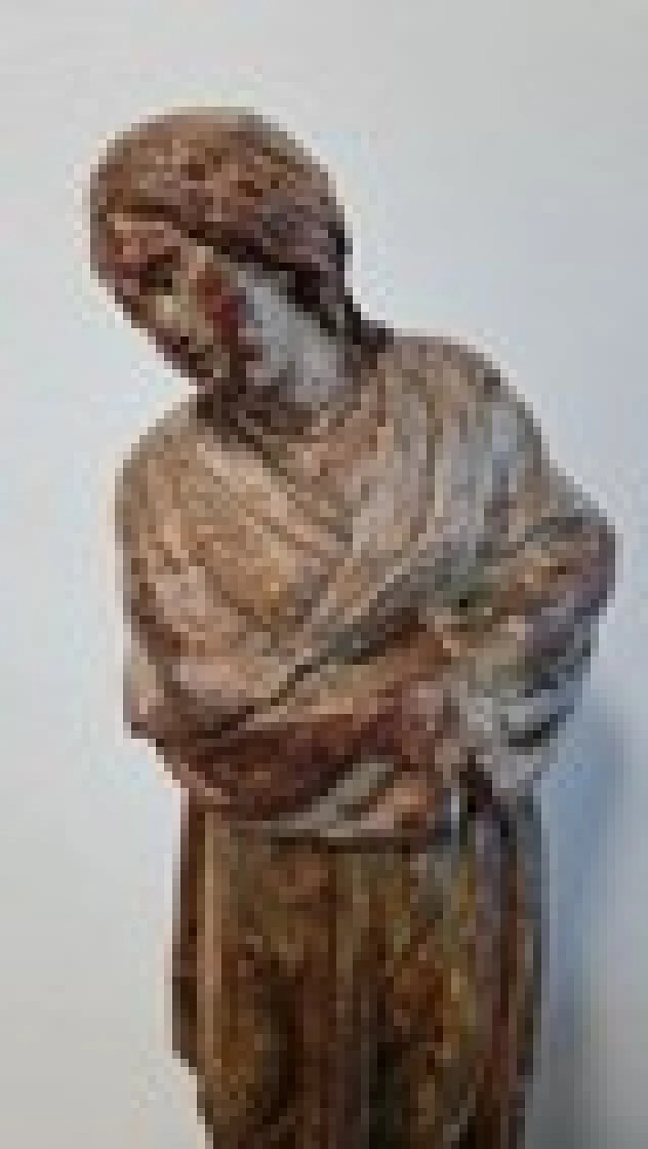 Carved woode sculpture of Saint, 17th century 7