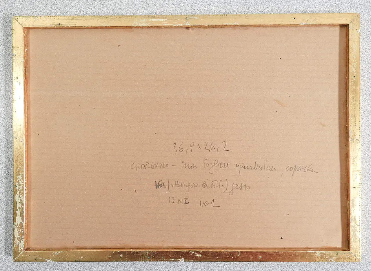 Figura di Giovanni Macciotta, tecnica mista su carta, anni '60 12