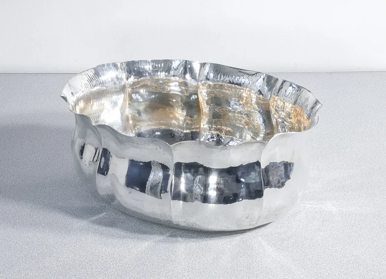 Vaso centrotavola in metallo placcato argento, '900 2