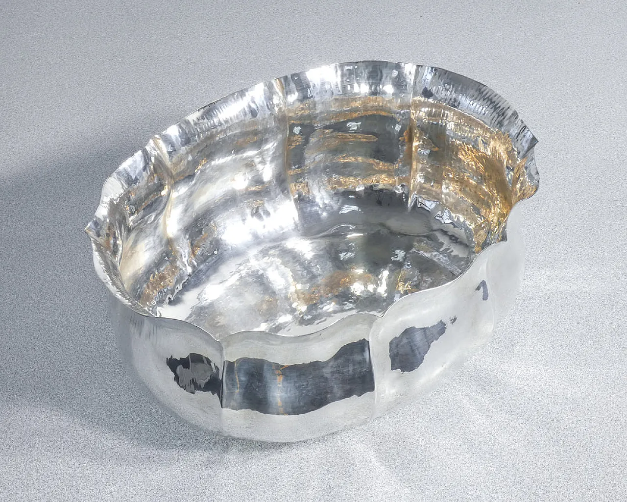 Vaso centrotavola in metallo placcato argento, '900 5