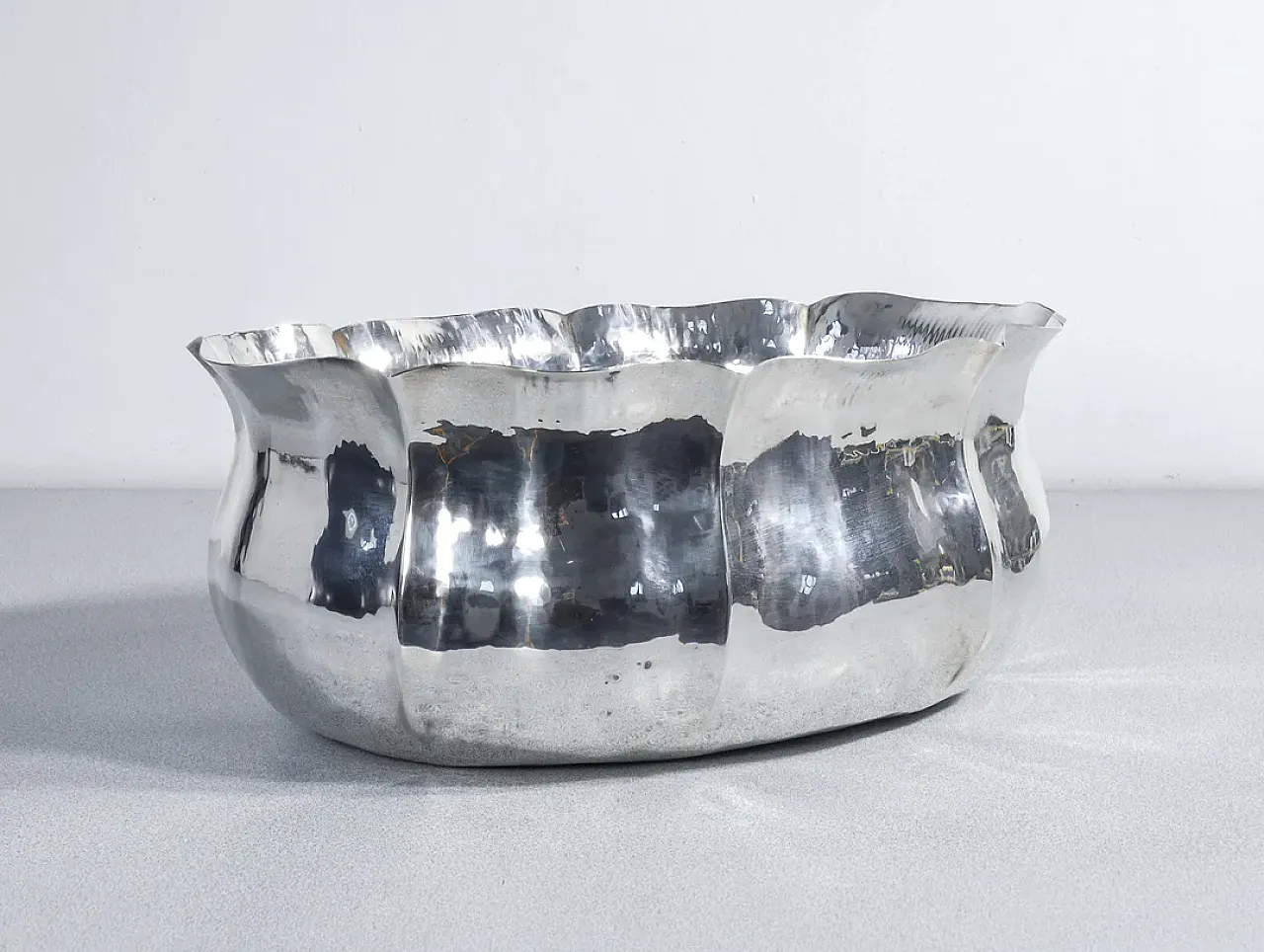 Vaso centrotavola in metallo placcato argento, '900 7