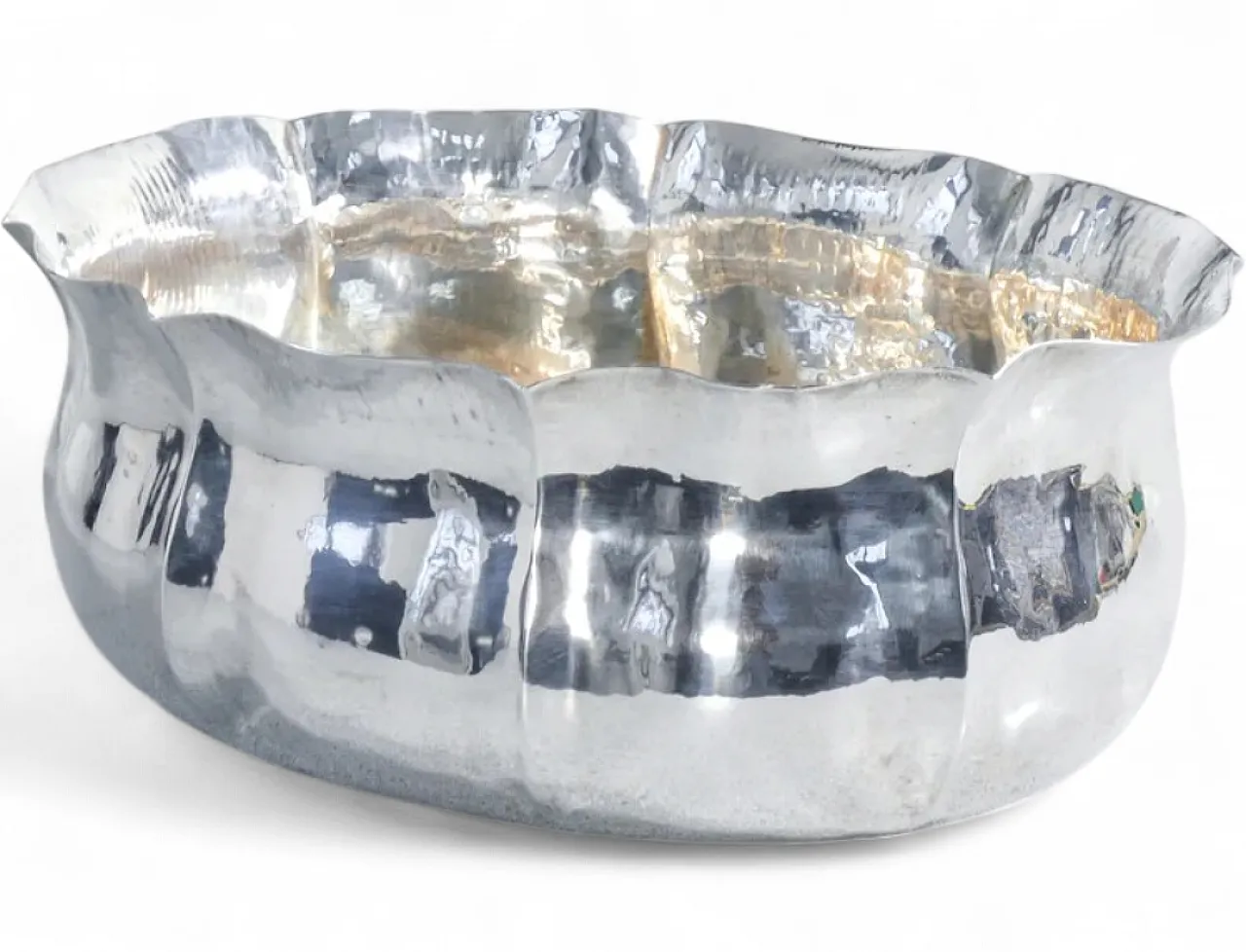 Vaso centrotavola in metallo placcato argento, '900 10