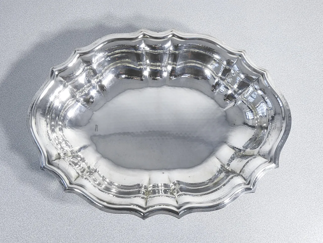 Vassoio centrotavola in metallo placcato argento, '900 6