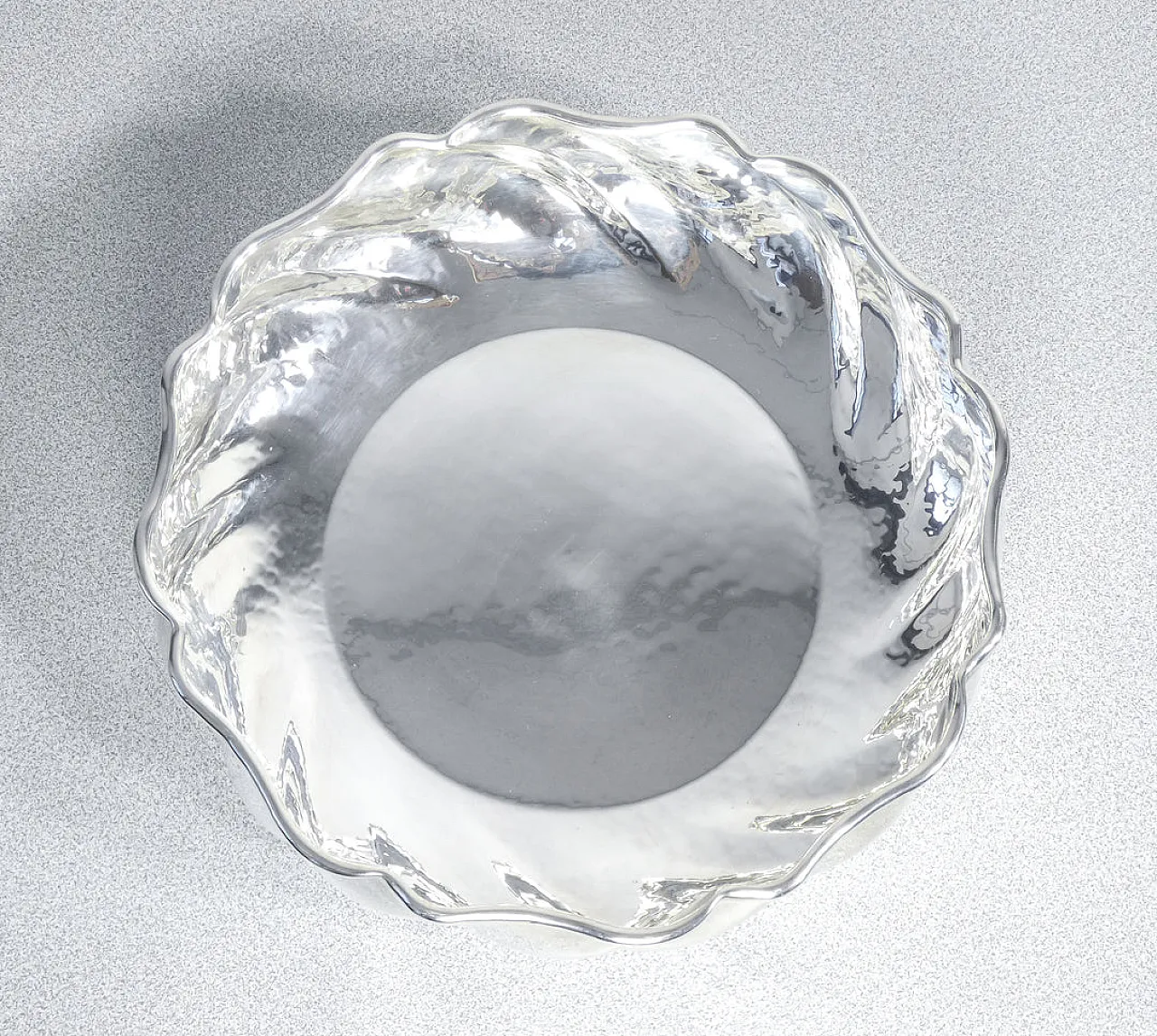 Vaso centrotavola in metallo placcato argento, '900 5