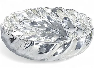 Vaso centrotavola in metallo placcato argento, '900