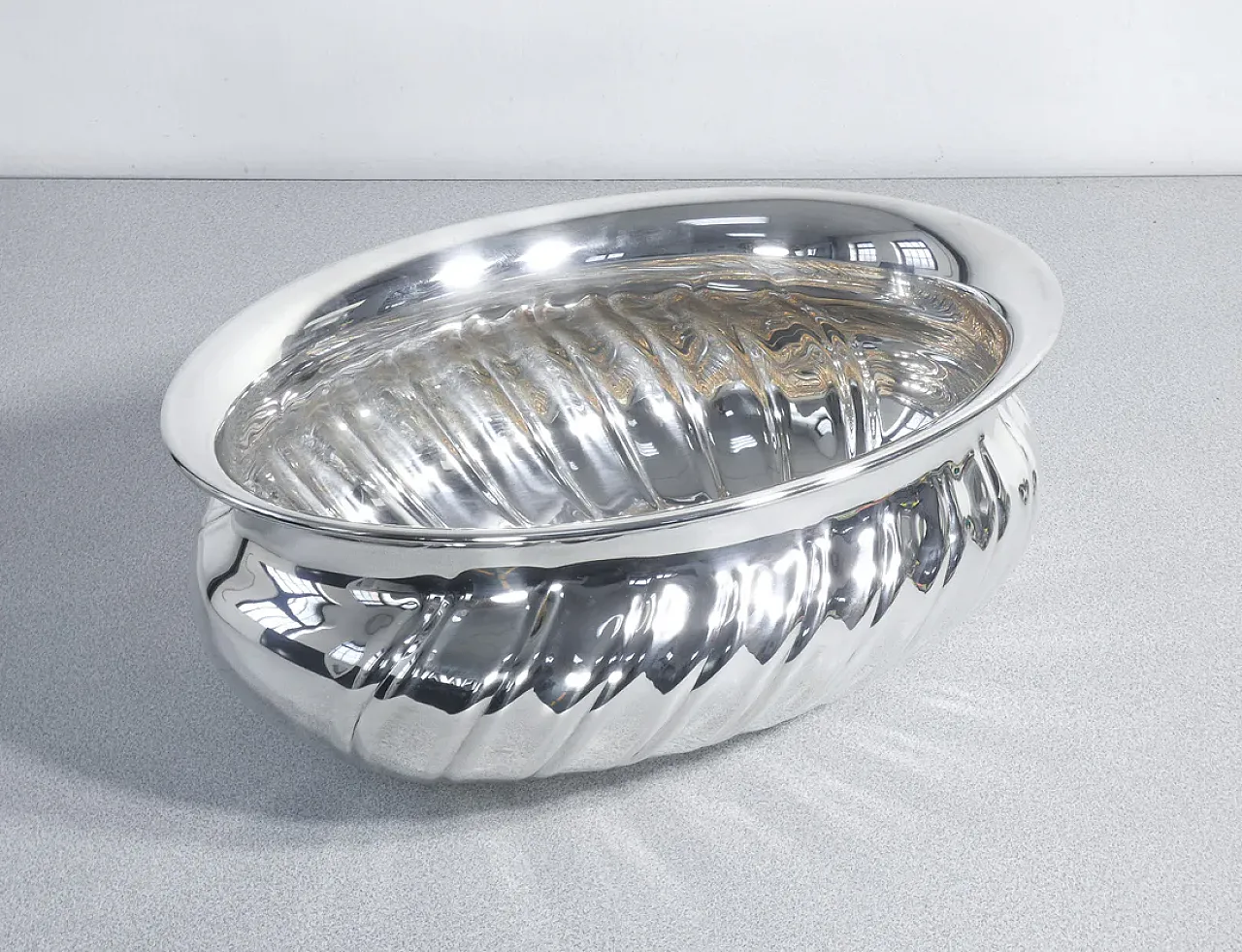 Vaso centrotavola in metallo placcato argento, '900 2