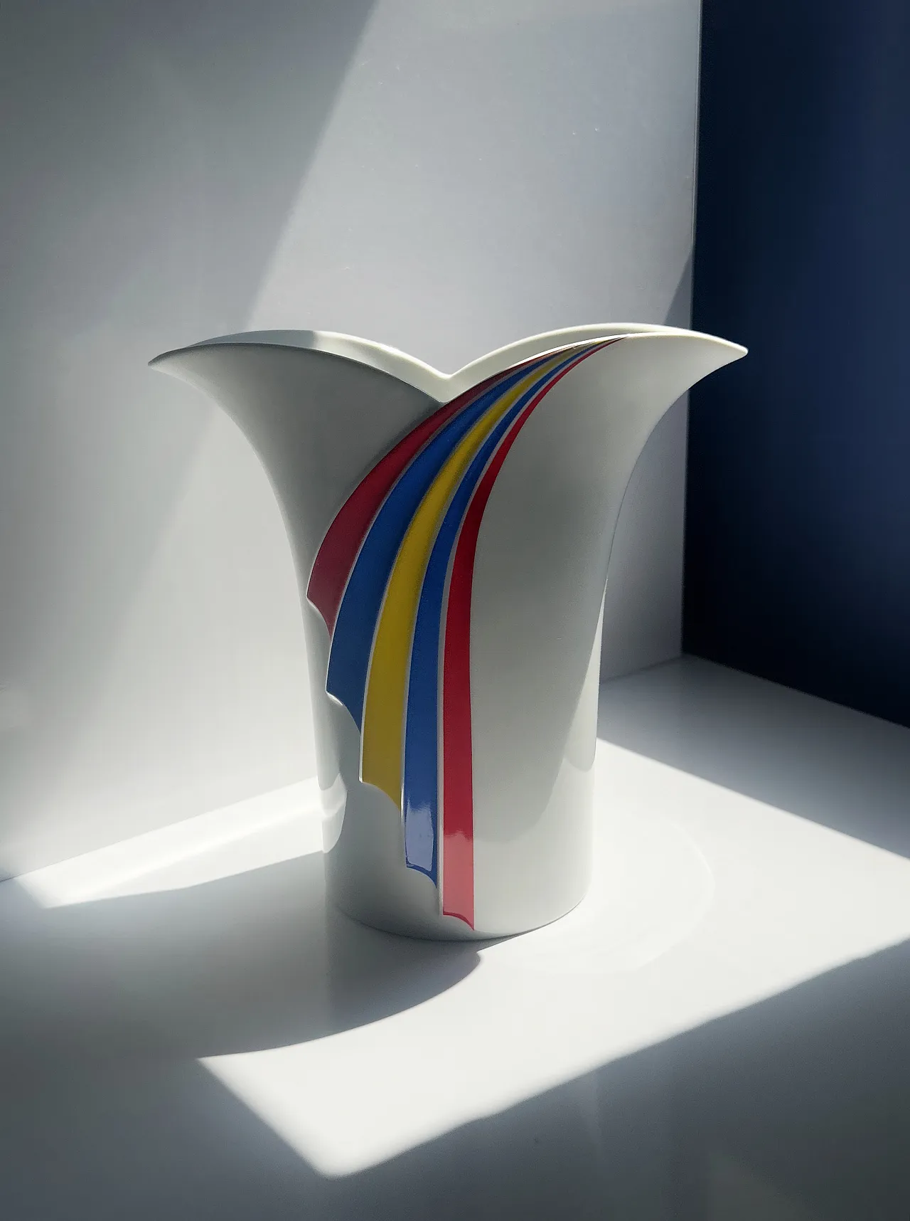 Postmodern porcelain vase by Rosenthal Thomas - 1980er 4