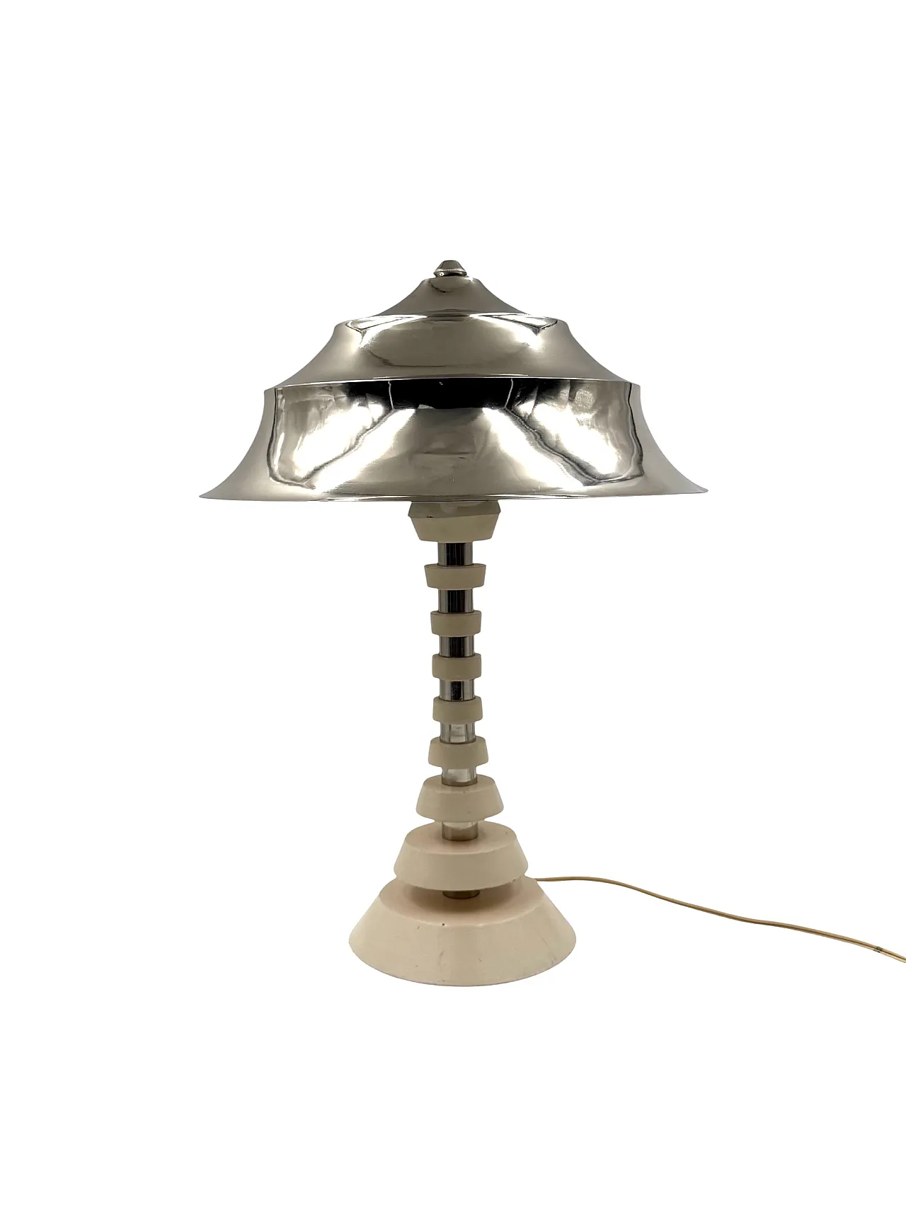 Space age pagoda-shaped table lamp, France, 1970 4