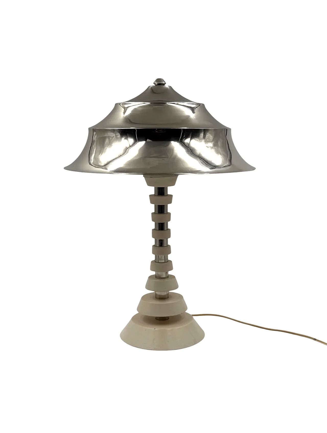 Space age pagoda-shaped table lamp, France, 1970 5