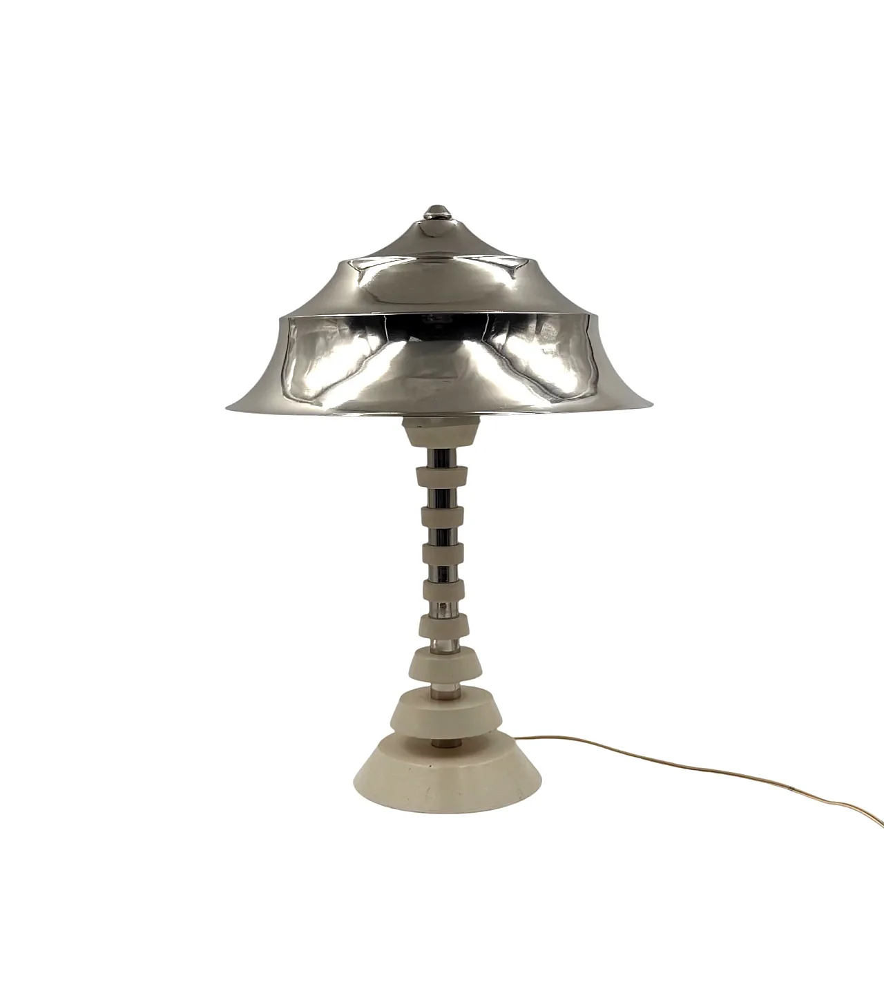 Space age pagoda-shaped table lamp, France, 1970 7