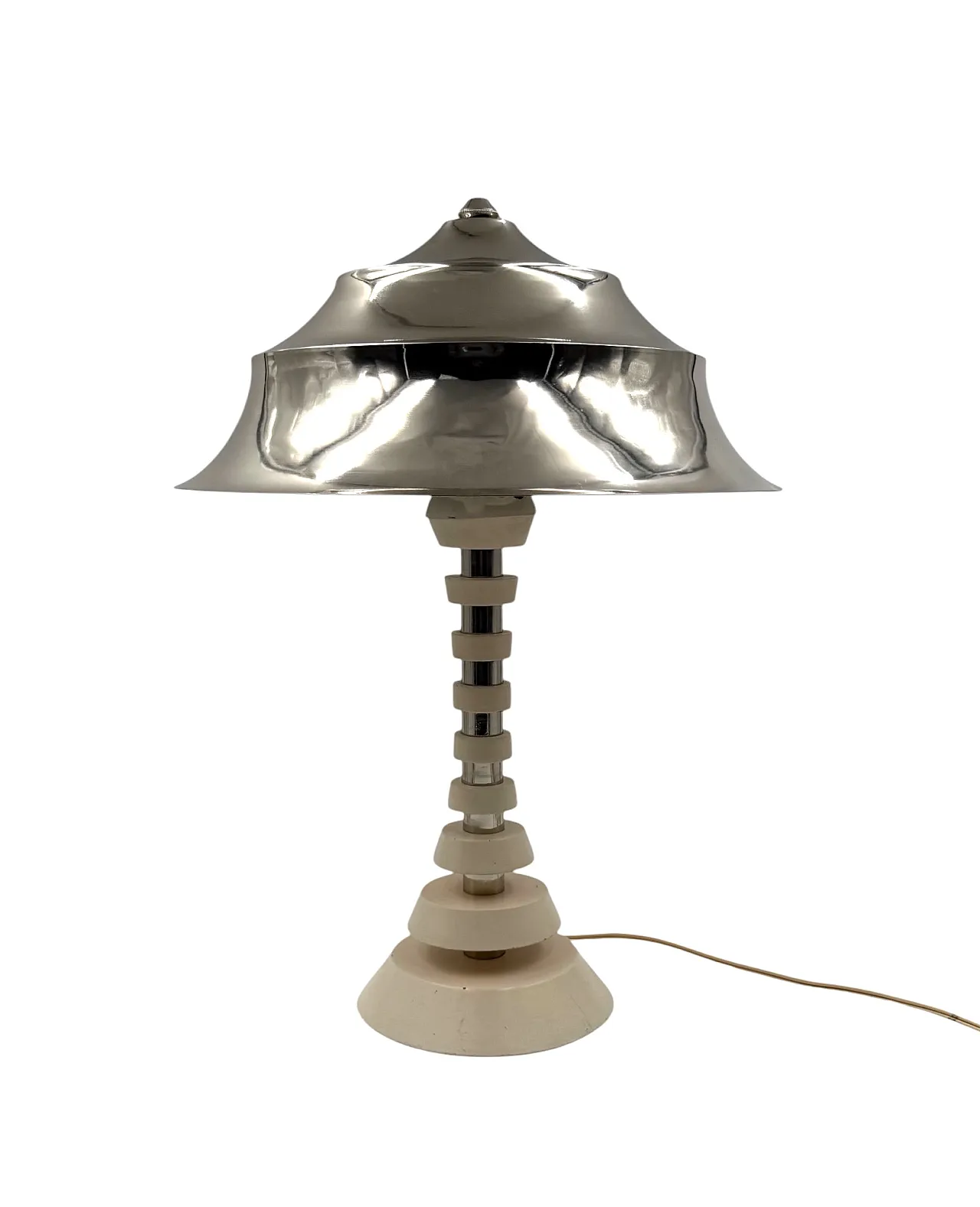Space age pagoda-shaped table lamp, France, 1970 8